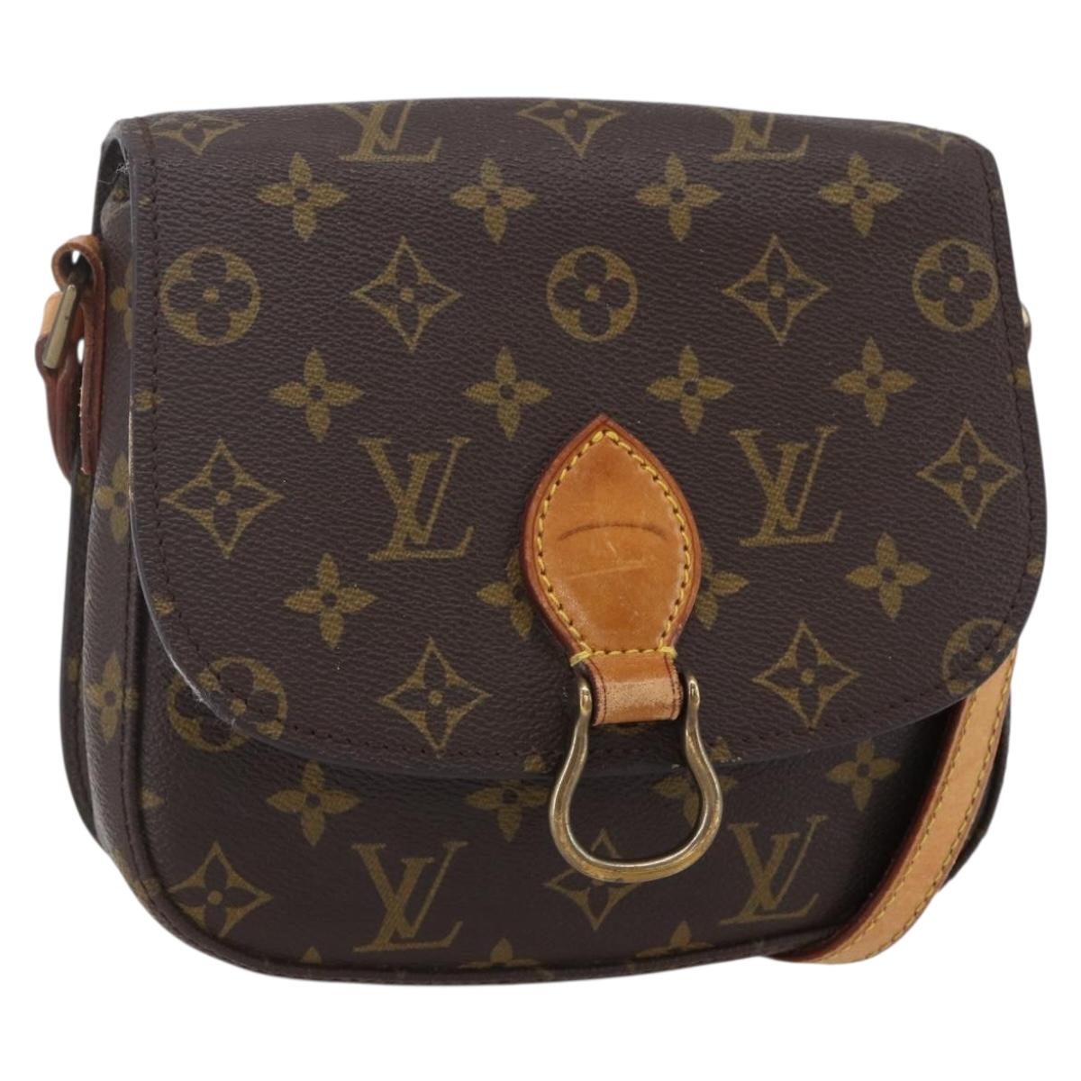 LOUIS VUITTON Monogram Saint Cloud MM Shoulder Bag M51243 LV Auth BA8066