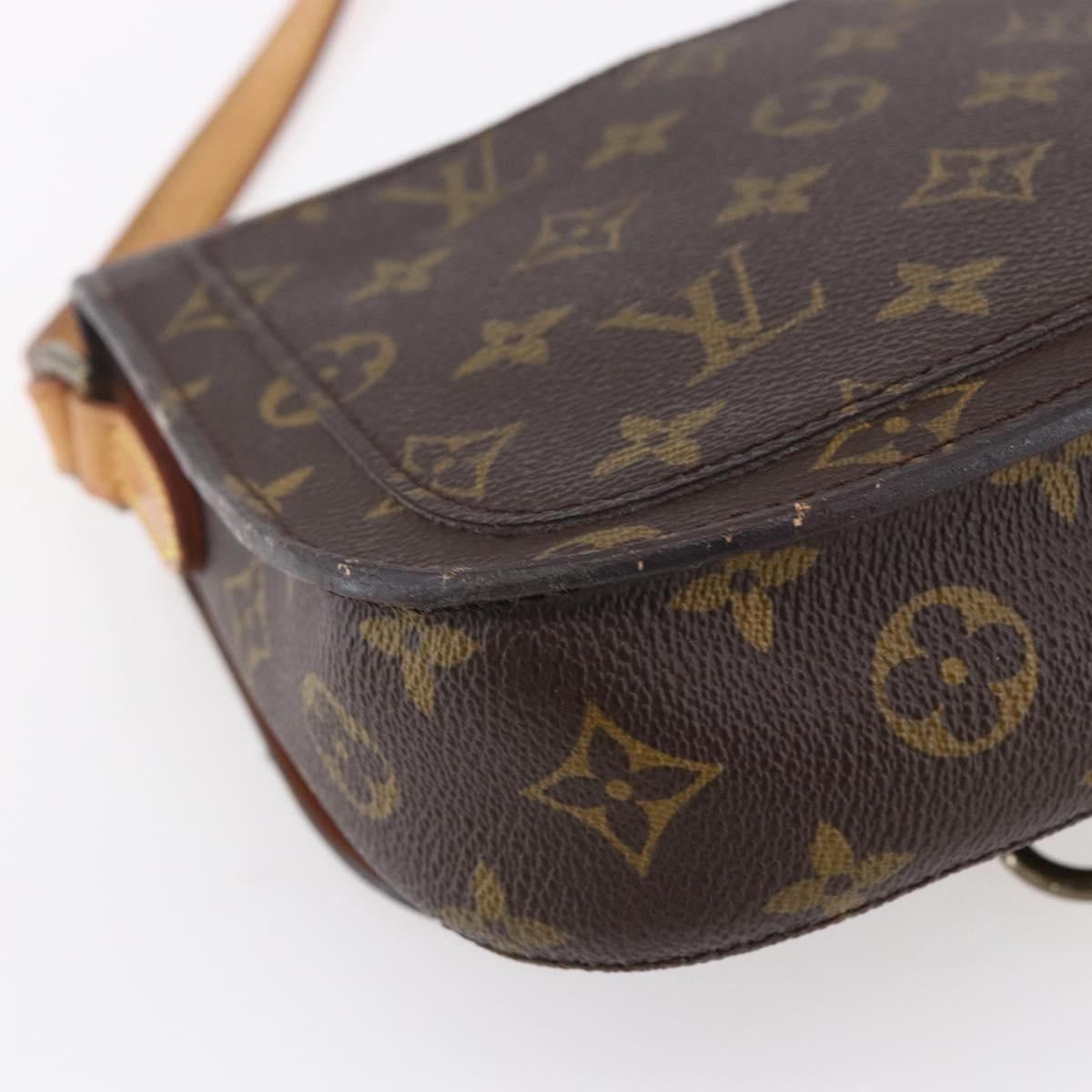 LOUIS VUITTON Monogram Saint Cloud MM Shoulder Bag M51243 LV Auth BA8066