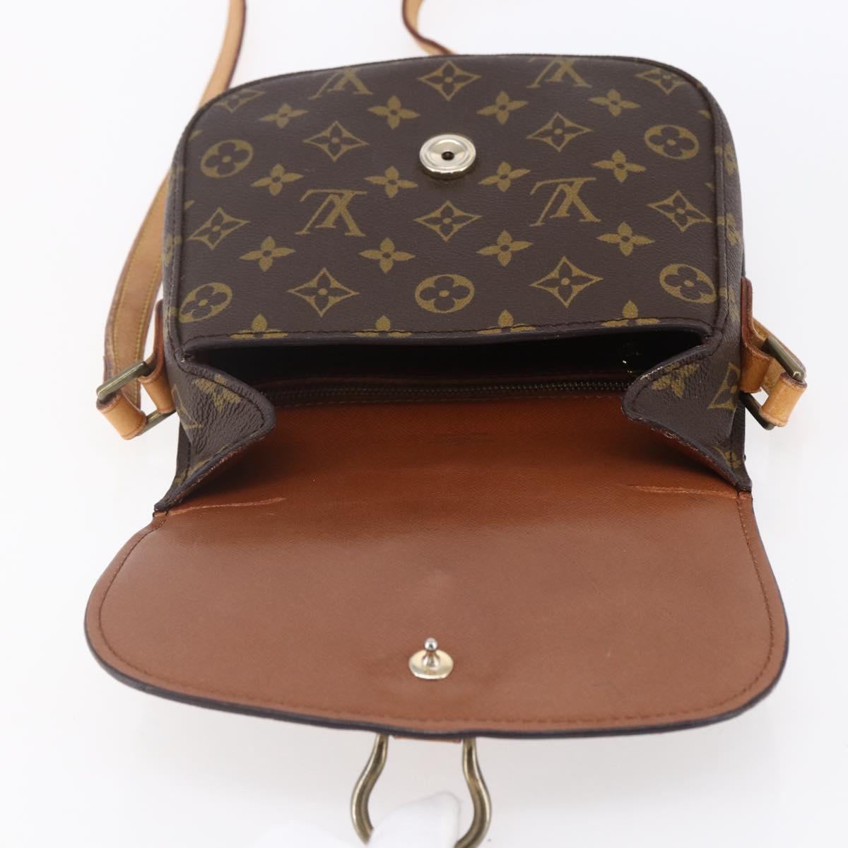 LOUIS VUITTON Monogram Saint Cloud MM Shoulder Bag M51243 LV Auth BA8066