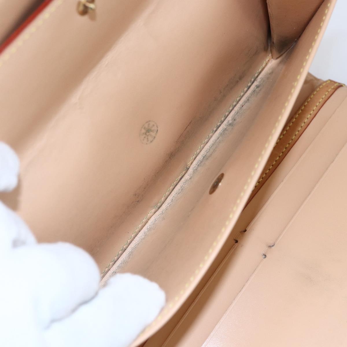 LOUIS VUITTON Monogram Multicolor Porte Tresor Wallet Black M92658 Auth BA8068