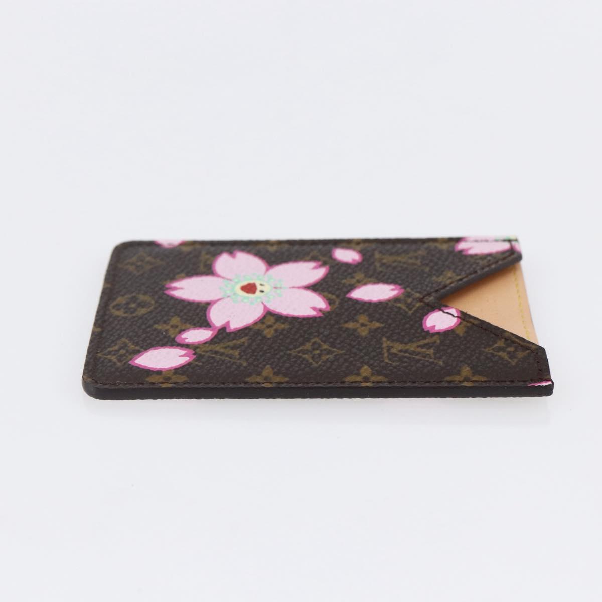 LOUIS VUITTON Monogram Cherry Blossom Etui Miroir M92018 LV Auth BA8069