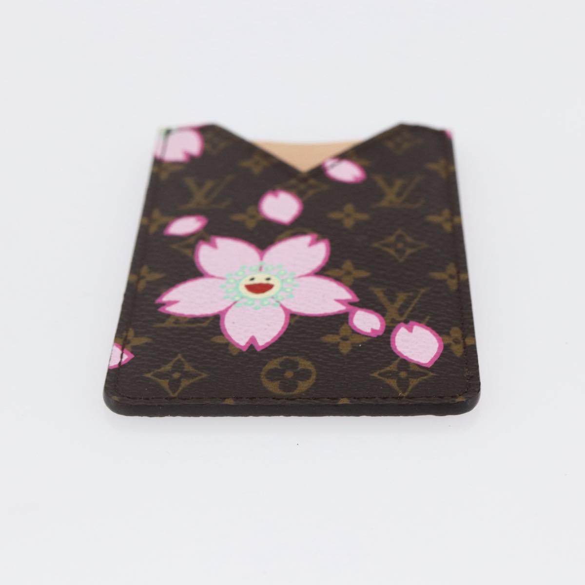 LOUIS VUITTON Monogram Cherry Blossom Etui Miroir M92018 LV Auth BA8069