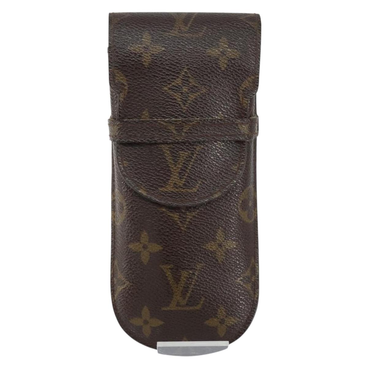 LOUIS VUITTON Monogram Etui Lunette Rabat Glasses Case M62970 LV Auth BA8071