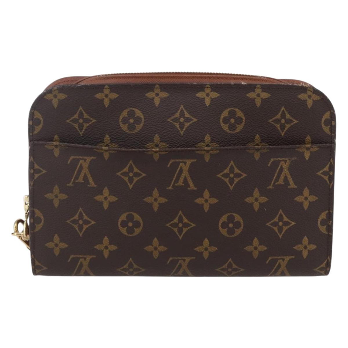 LOUIS VUITTON Monogram Orsay Clutch Bag M51790 LV Auth BA8082