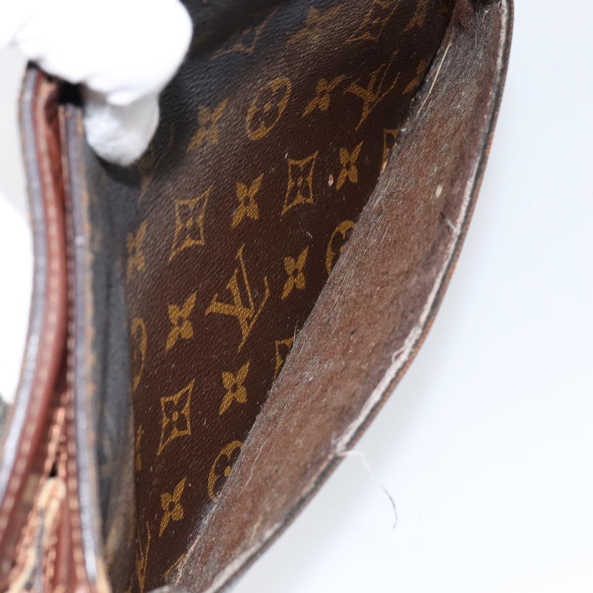 LOUIS VUITTON Monogram Pochette Homme Clutch Bag M51795 LV Auth BA8088