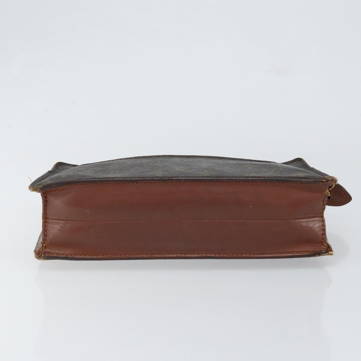 LOUIS VUITTON Monogram Pochette Homme Clutch Bag M51795 LV Auth BA8088