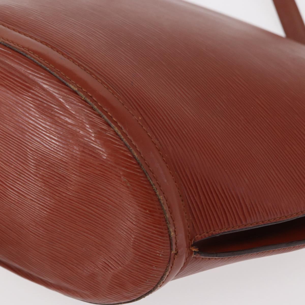 LOUIS VUITTON Epi Saint Jacques Shopping Bag Brown M52263 LV Auth BA8091