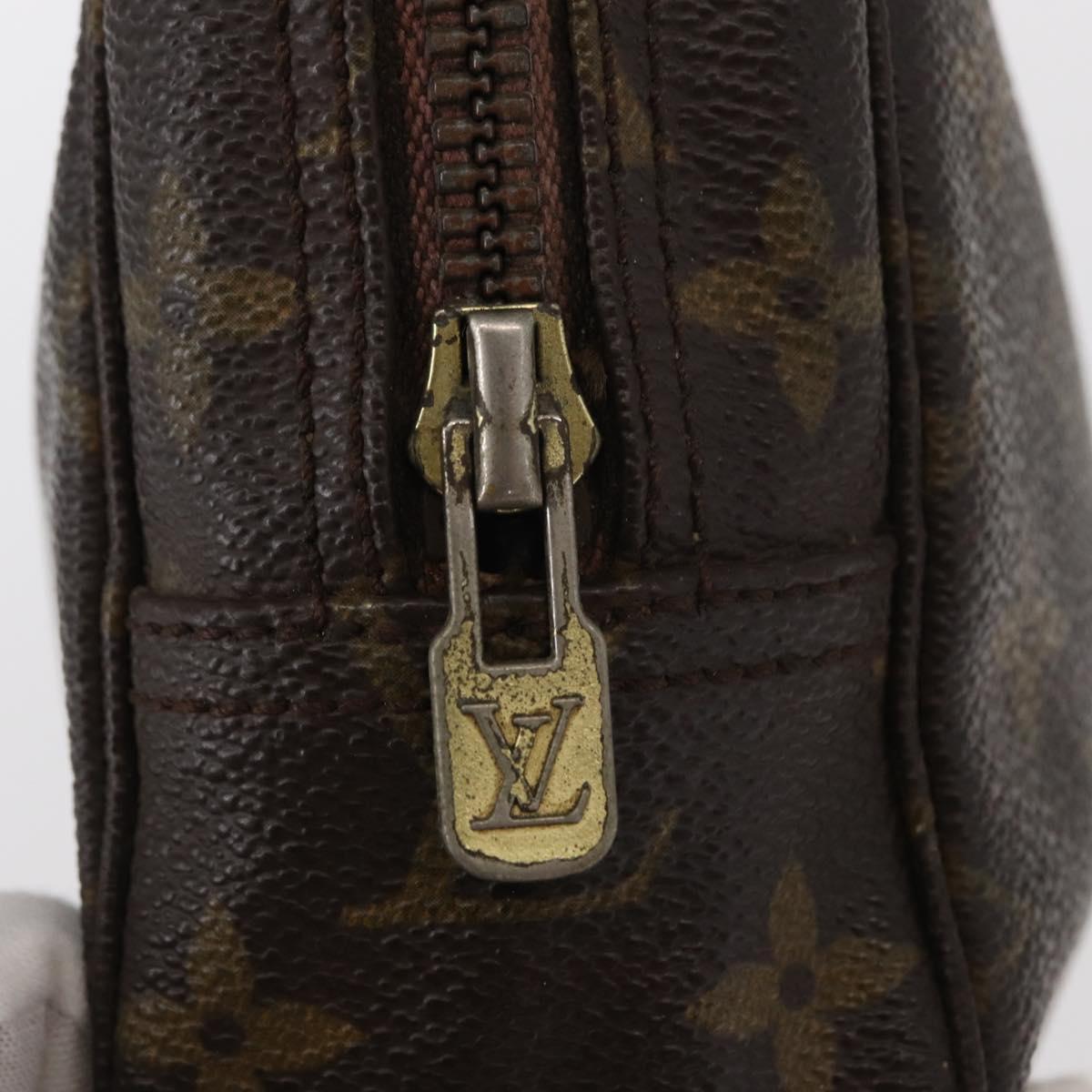 LOUIS VUITTON Monogram Trousse Toilette 23 Clutch Bag M47524 LV Auth BA8100