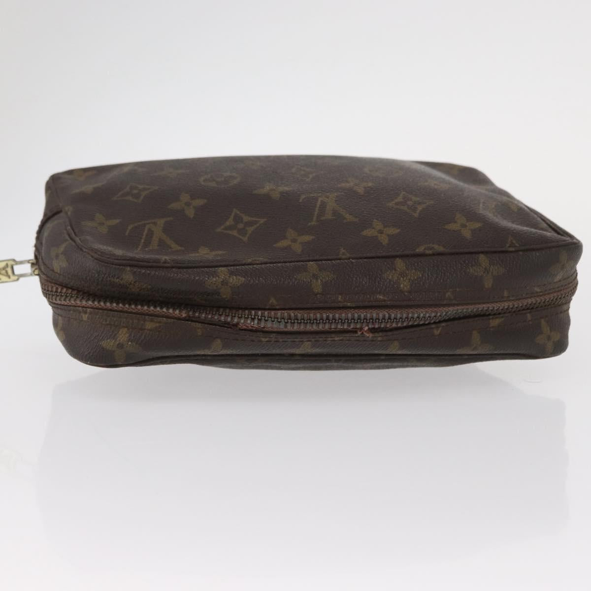 LOUIS VUITTON Monogram Trousse Toilette 23 Clutch Bag M47524 LV Auth BA8100