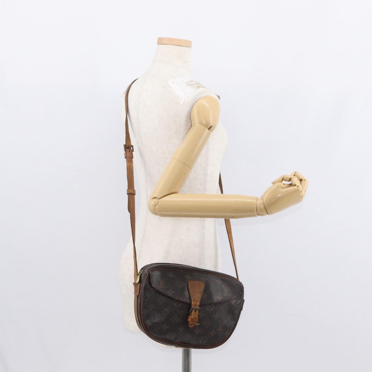 LOUIS VUITTON Monogram Jeune Fille MM Shoulder Bag M51226 LV Auth BA8101