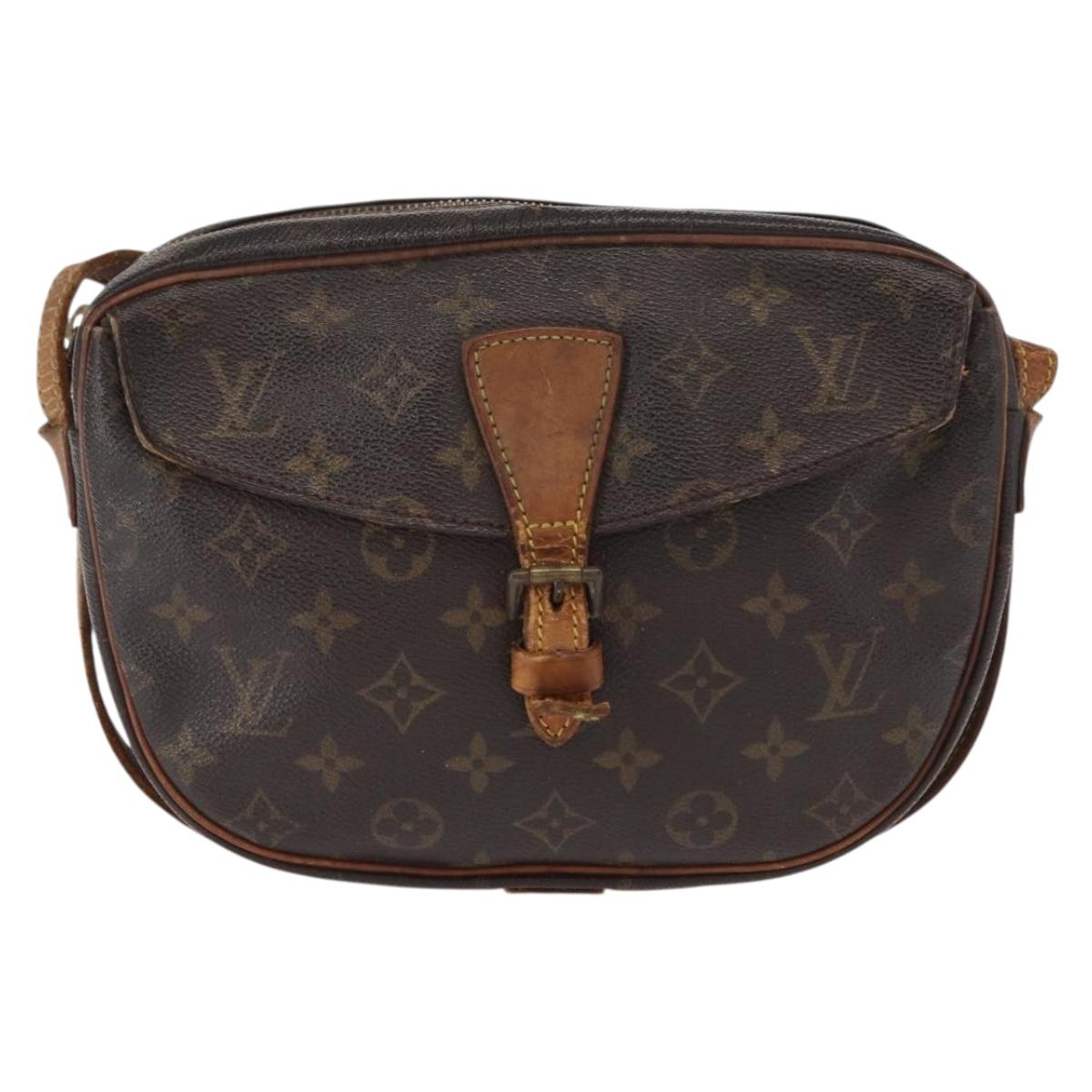 LOUIS VUITTON Monogram Jeune Fille MM Shoulder Bag M51226 LV Auth BA8101