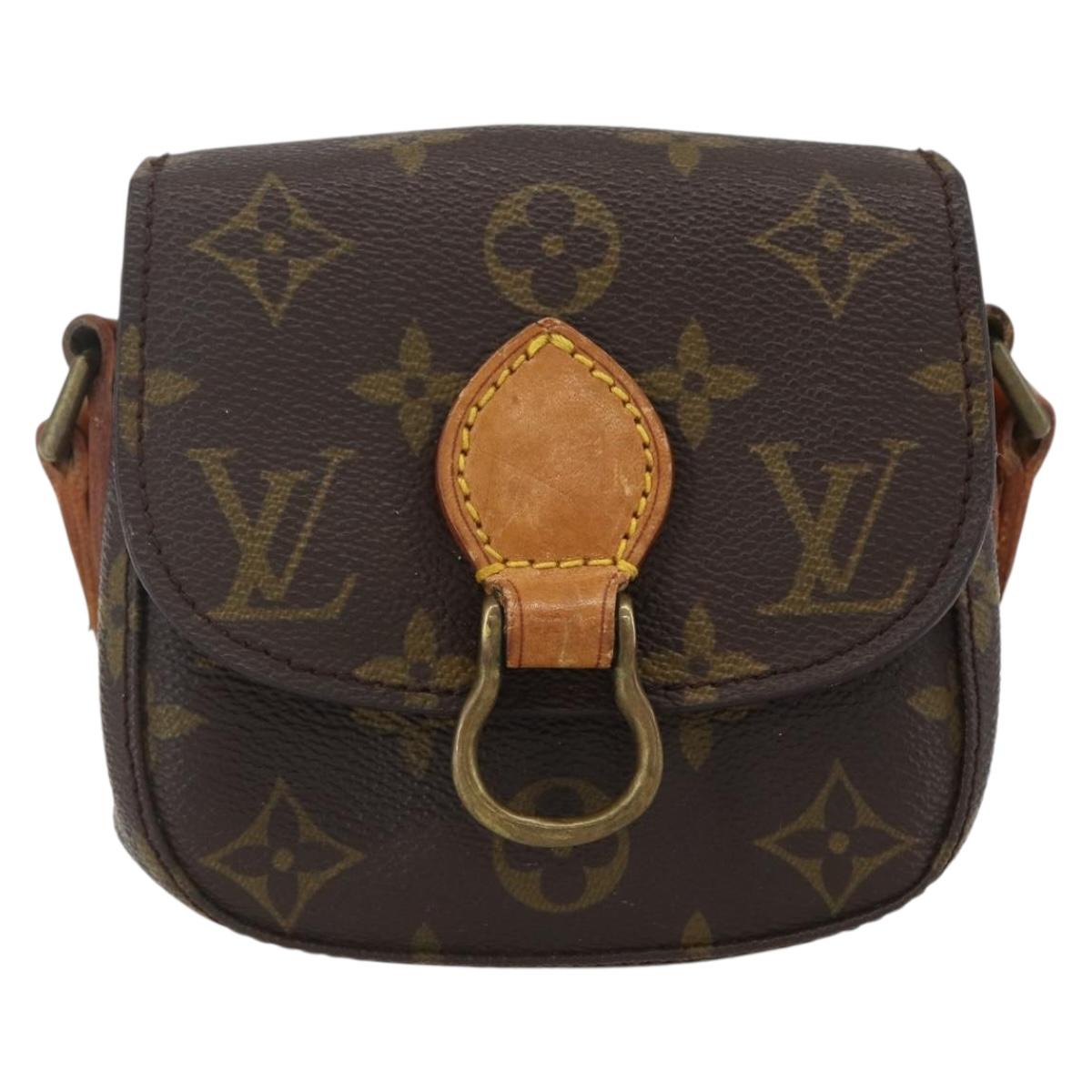 LOUIS VUITTON Monogram Bebe Monogram Saint Cloud Bag M51245 LV Auth BA8103