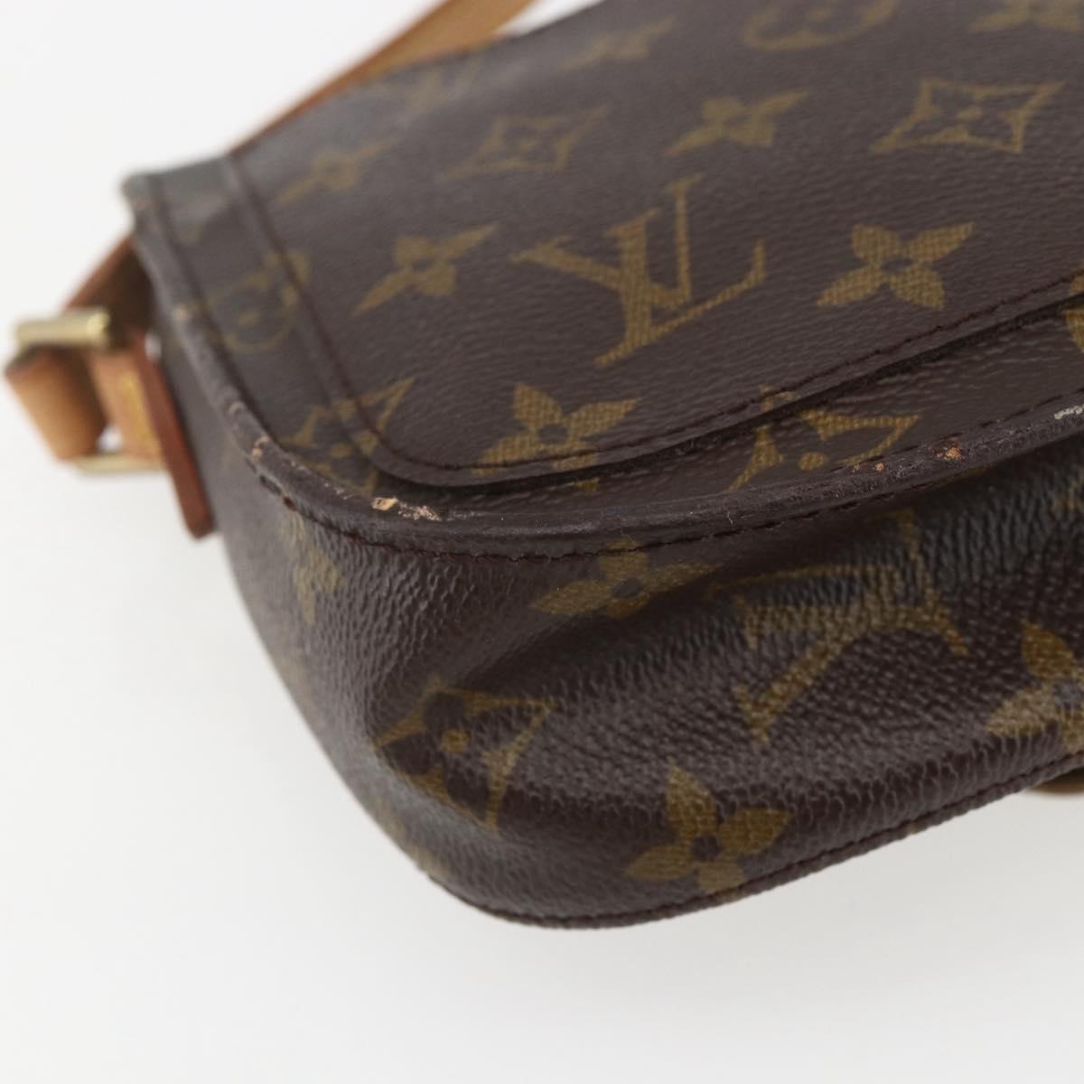LOUIS VUITTON Monogram Saint Cloud PM Shoulder Bag M51244 LV Auth BA8104
