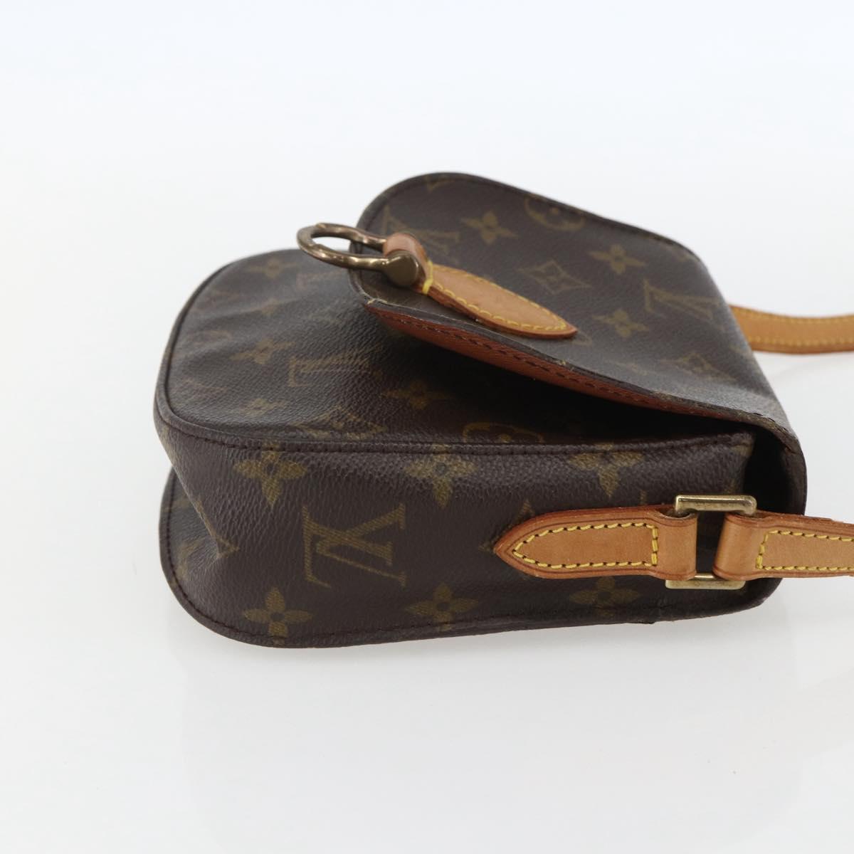 LOUIS VUITTON Monogram Saint Cloud PM Shoulder Bag M51244 LV Auth BA8104