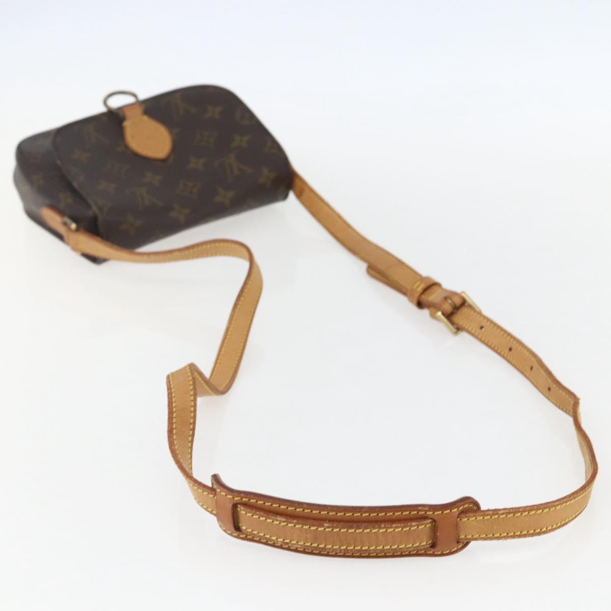 LOUIS VUITTON Monogram Saint Cloud PM Shoulder Bag M51244 LV Auth BA8104