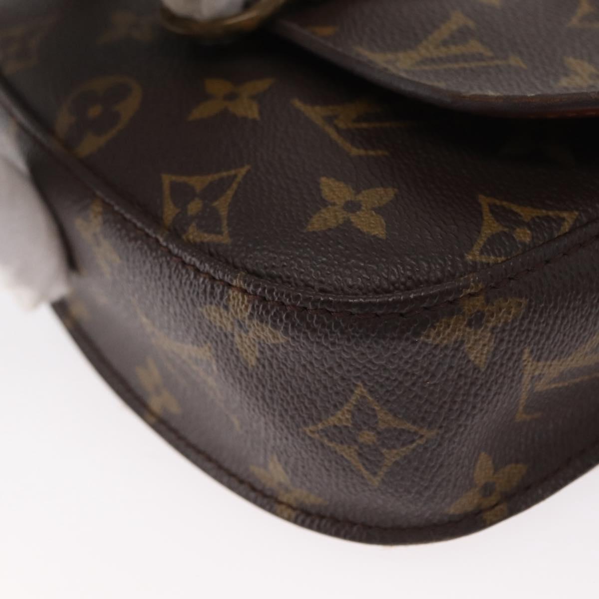 LOUIS VUITTON Monogram Saint Cloud PM Shoulder Bag M51244 LV Auth BA8105