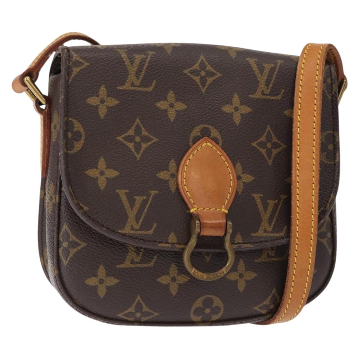 LOUIS VUITTON Monogram Saint Cloud PM Shoulder Bag M51244 LV Auth BA8105