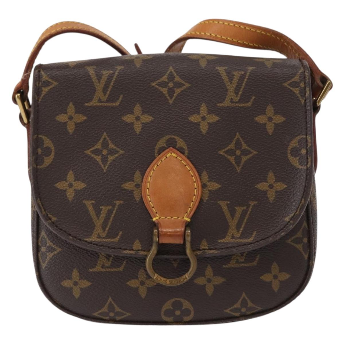 LOUIS VUITTON Monogram Saint Cloud PM Shoulder Bag M51244 LV Auth BA8105