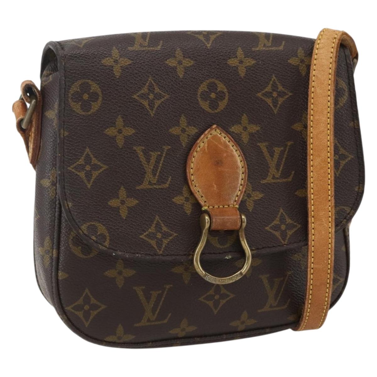 LOUIS VUITTON Monogram Saint Cloud MM Shoulder Bag M51243 LV Auth BA8107