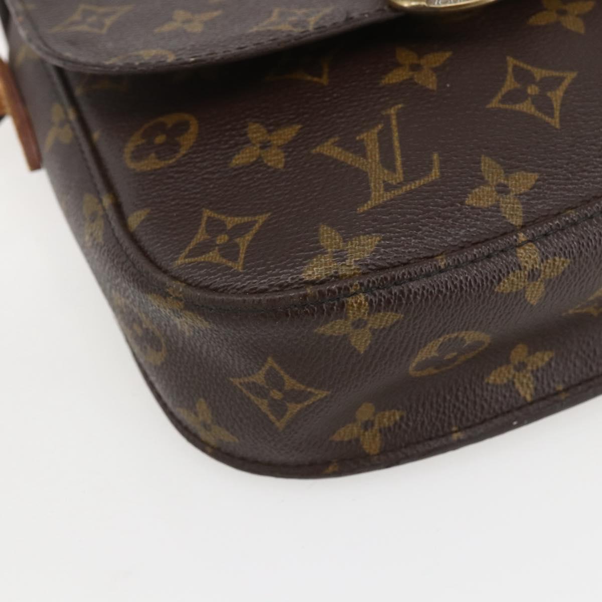 LOUIS VUITTON Monogram Saint Cloud MM Shoulder Bag M51243 LV Auth BA8107