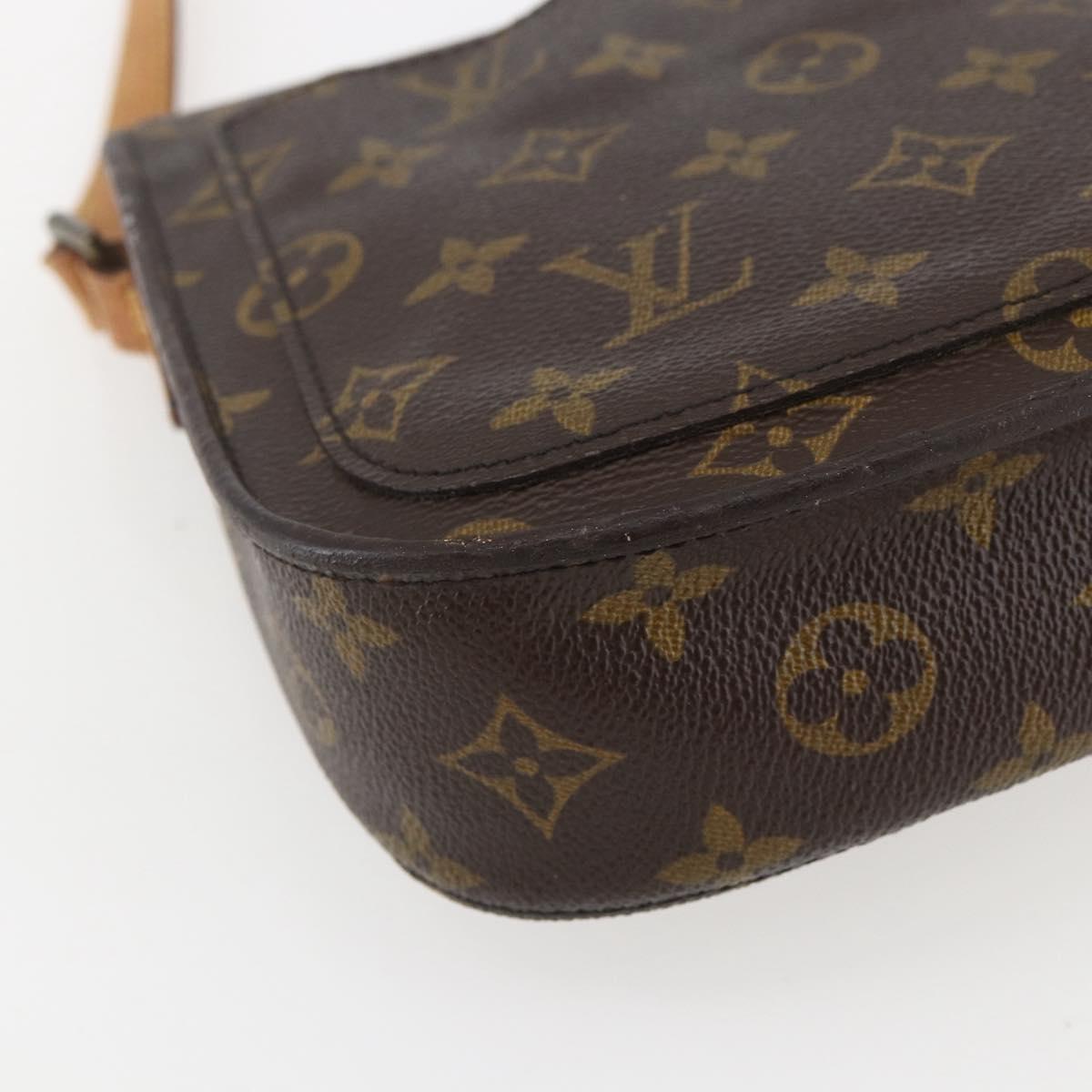 LOUIS VUITTON Monogram Saint Cloud MM Shoulder Bag M51243 LV Auth BA8107