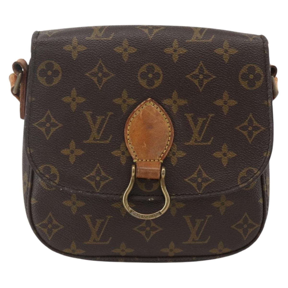 LOUIS VUITTON Monogram Saint Cloud MM Shoulder Bag M51243 LV Auth BA8107