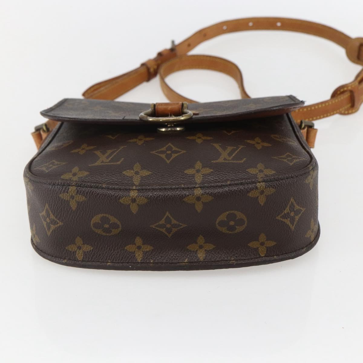 LOUIS VUITTON Monogram Saint Cloud MM Shoulder Bag M51243 LV Auth BA8107