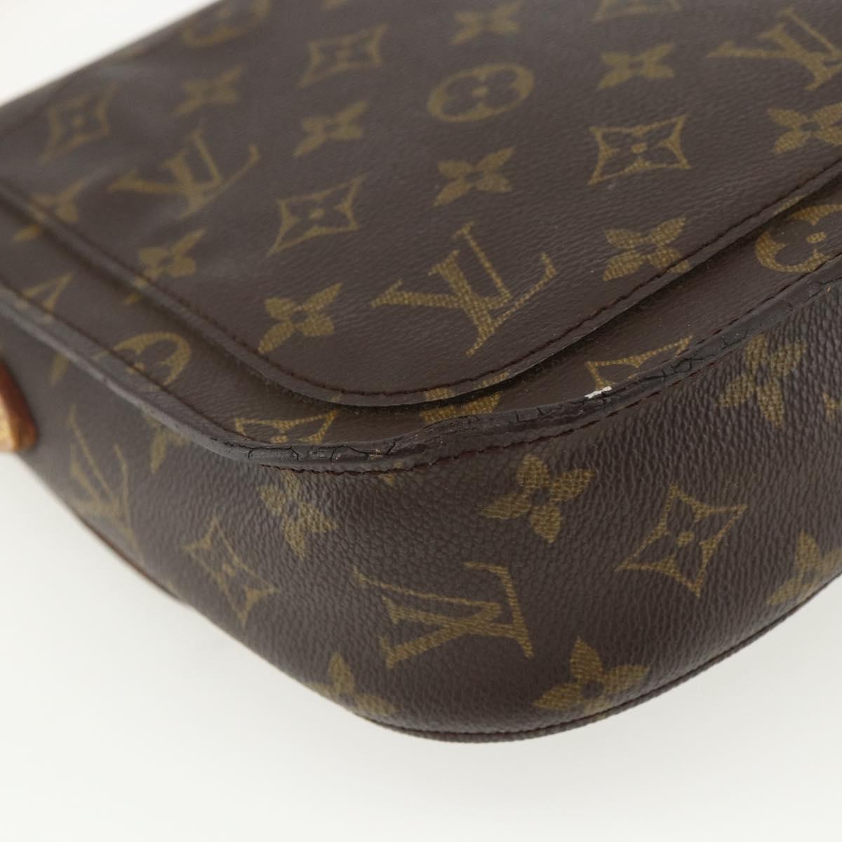 LOUIS VUITTON Monogram Saint Cloud GM Shoulder Bag M51242 LV Auth BA8108