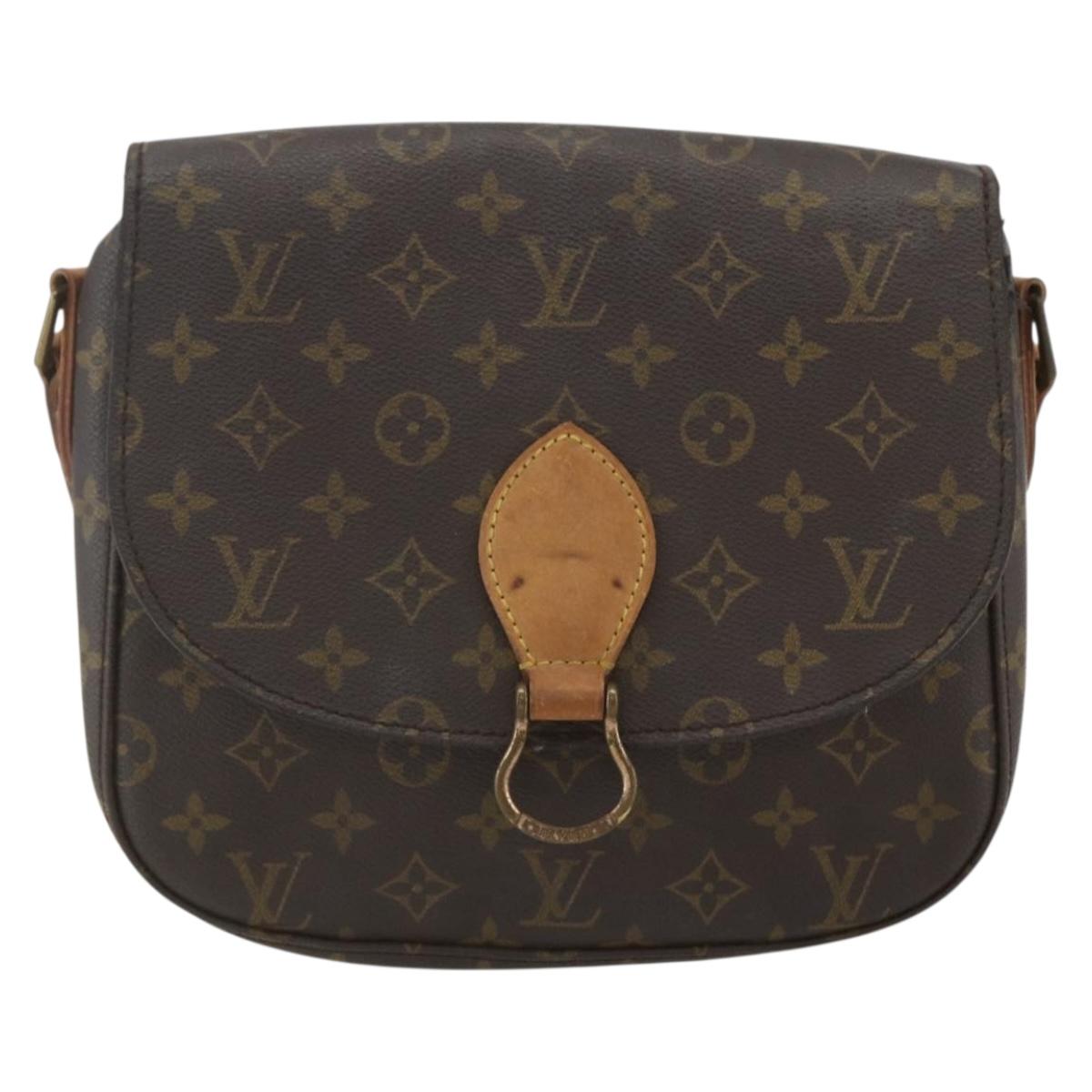 LOUIS VUITTON Monogram Saint Cloud GM Shoulder Bag M51242 LV Auth BA8108