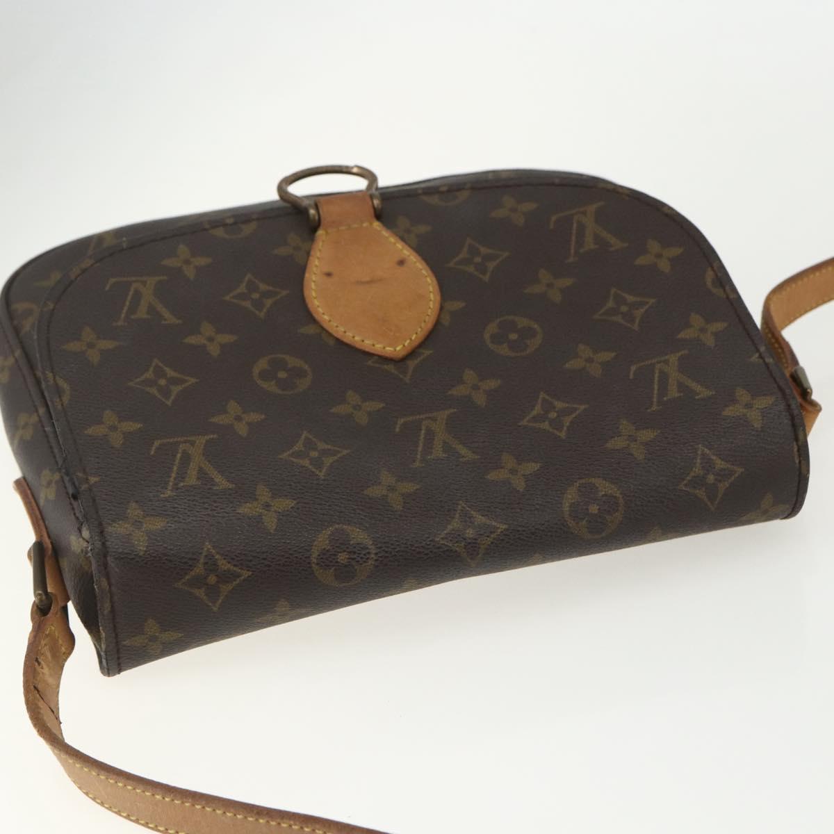 LOUIS VUITTON Monogram Saint Cloud GM Shoulder Bag M51242 LV Auth BA8108