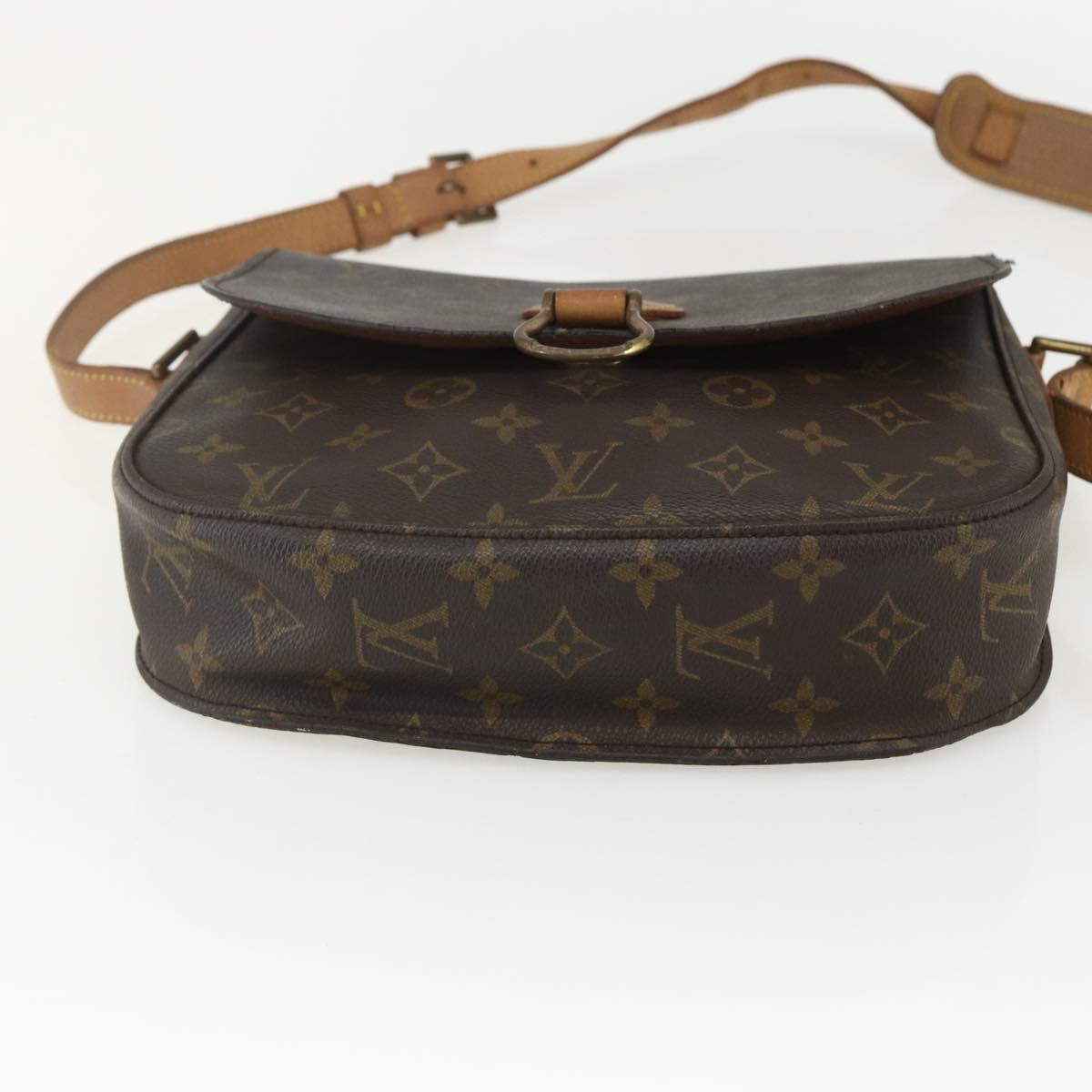 LOUIS VUITTON Monogram Saint Cloud GM Shoulder Bag M51242 LV Auth BA8108