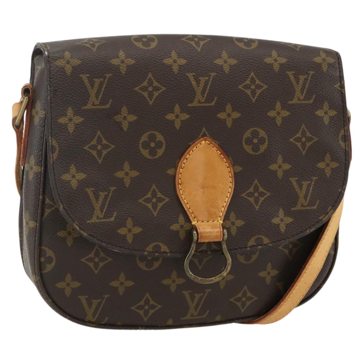 LOUIS VUITTON Monogram Saint Cloud GM Shoulder Bag M51242 LV Auth BA8109