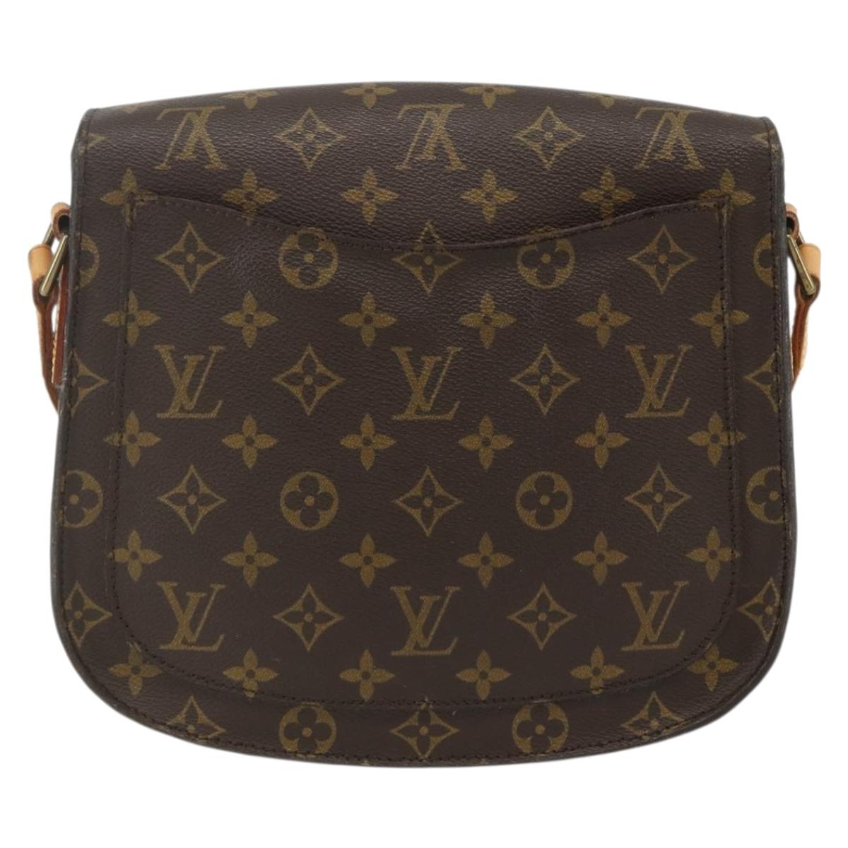LOUIS VUITTON Monogram Saint Cloud GM Shoulder Bag M51242 LV Auth BA8109