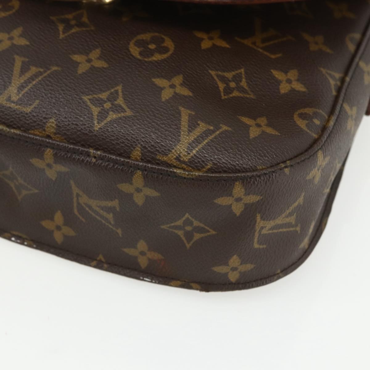 LOUIS VUITTON Monogram Saint Cloud GM Shoulder Bag M51242 LV Auth BA8110