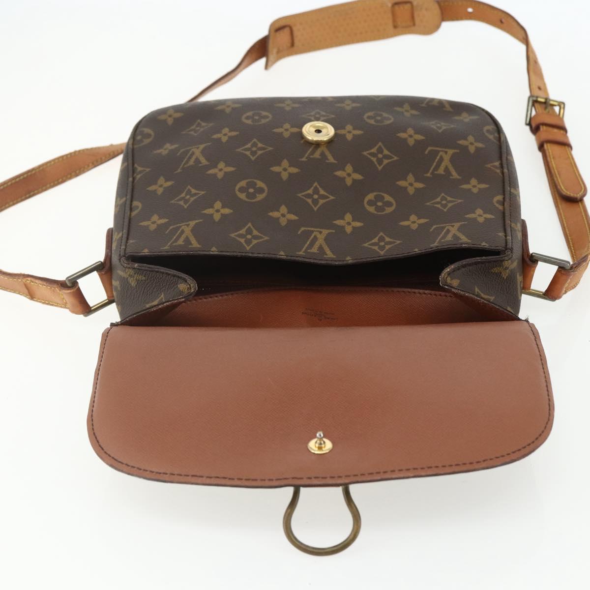 LOUIS VUITTON Monogram Saint Cloud GM Shoulder Bag M51242 LV Auth BA8110