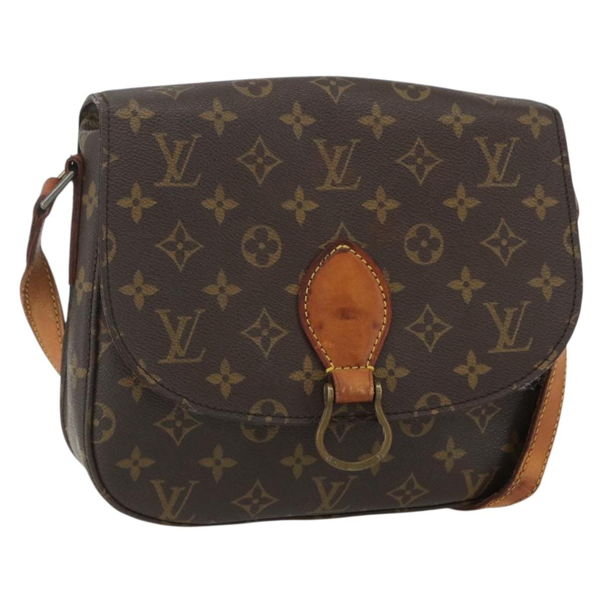 LOUIS VUITTON Monogram Saint Cloud GM Shoulder Bag M51242 LV Auth BA8110