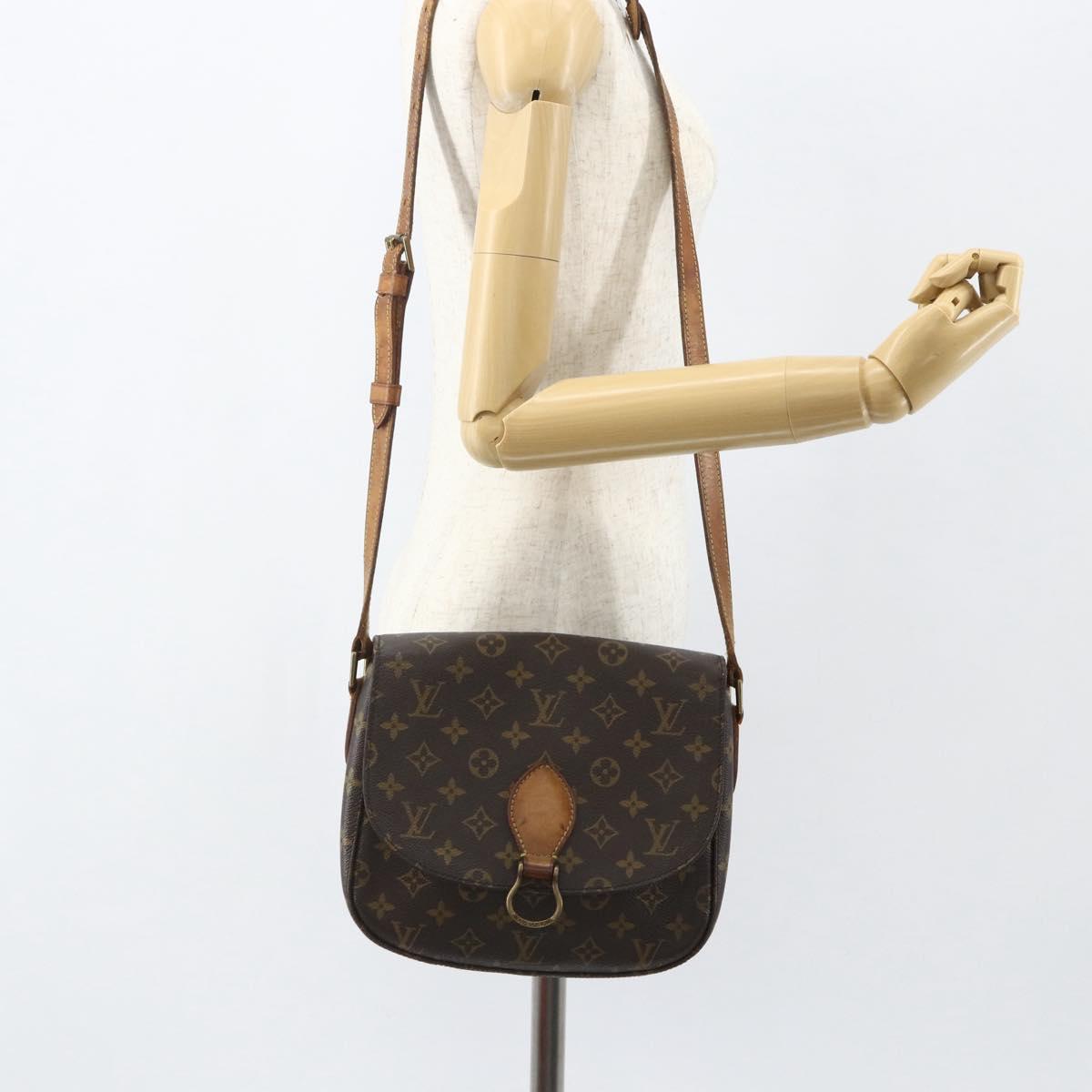LOUIS VUITTON Monogram Saint Cloud GM Shoulder Bag M51242 LV Auth BA8111