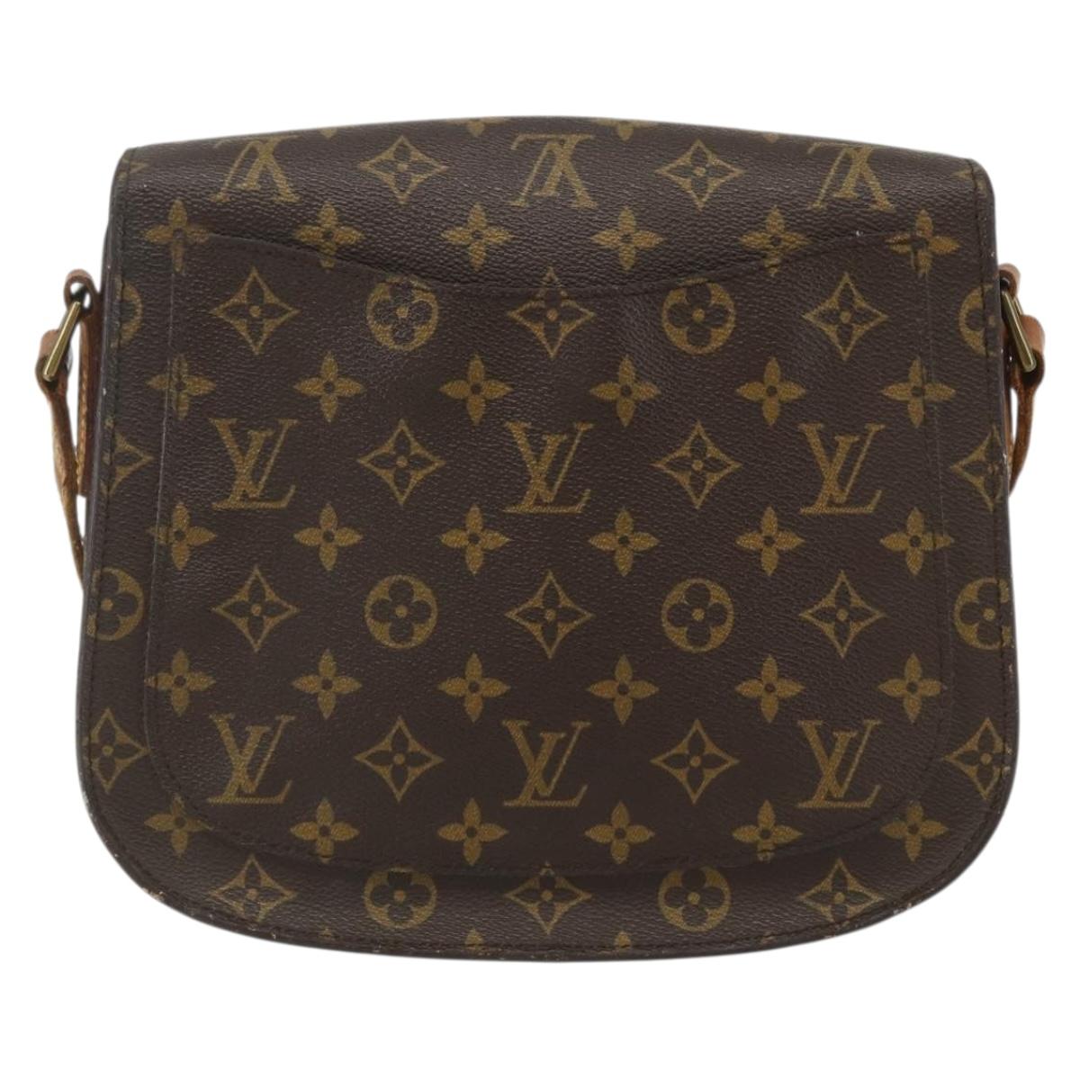LOUIS VUITTON Monogram Saint Cloud GM Shoulder Bag M51242 LV Auth BA8111