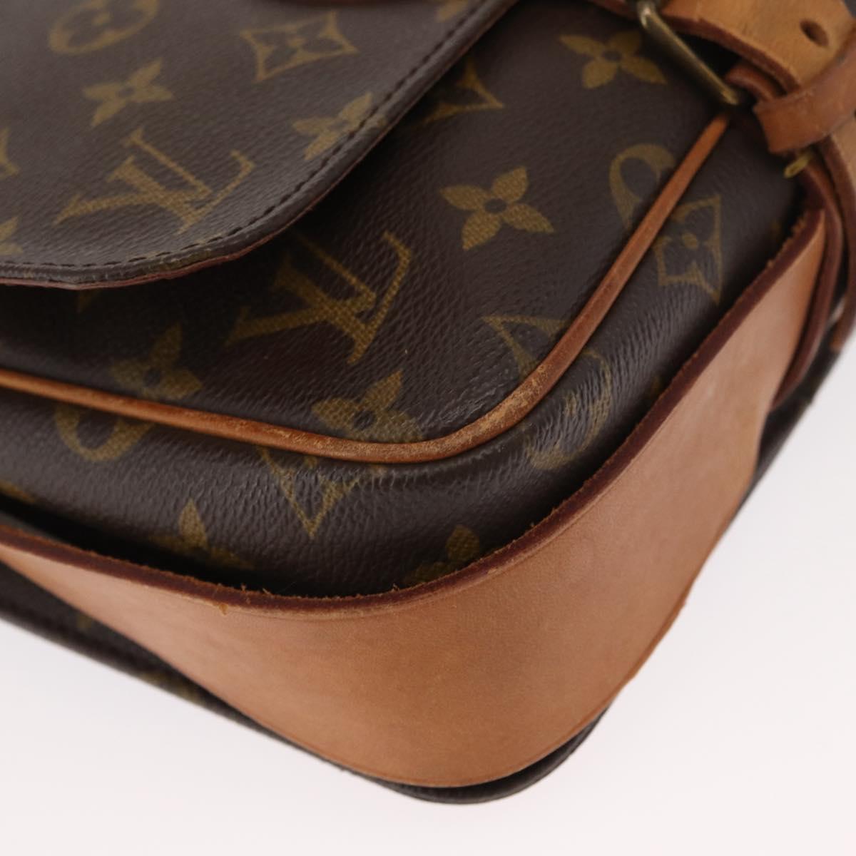 LOUIS VUITTON Monogram Cartouchiere MM Shoulder Bag M51253 LV Auth BA8112