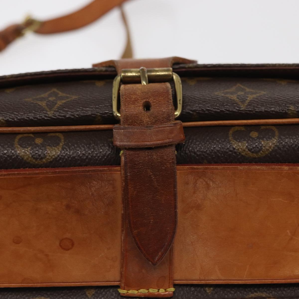 LOUIS VUITTON Monogram Cartouchiere GM Shoulder Bag M51252 LV Auth BA8113