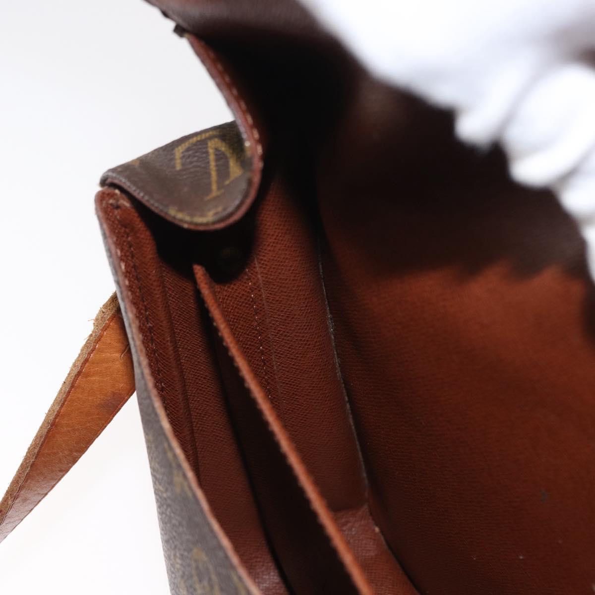 LOUIS VUITTON Monogram Cartouchiere GM Shoulder Bag M51252 LV Auth BA8113