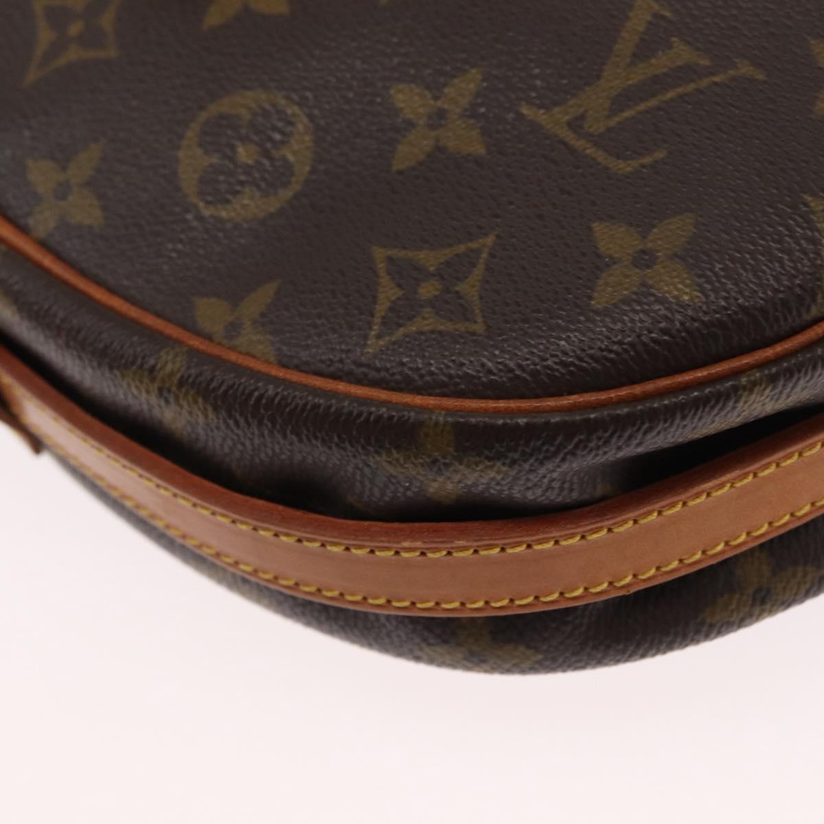LOUIS VUITTON Monogram Jeune Fille MM Shoulder Bag M51226 LV Auth BA8114