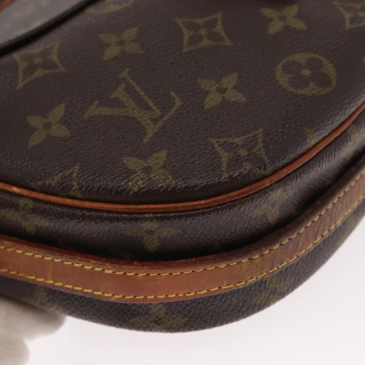 LOUIS VUITTON Monogram Jeune Fille MM Shoulder Bag Vintage M51226 LV Auth BA8117