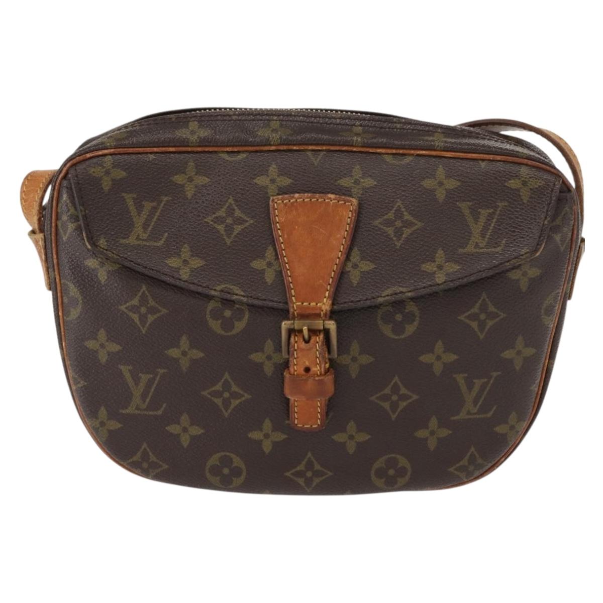 LOUIS VUITTON Monogram Jeune Fille MM Shoulder Bag Vintage M51226 LV Auth BA8117