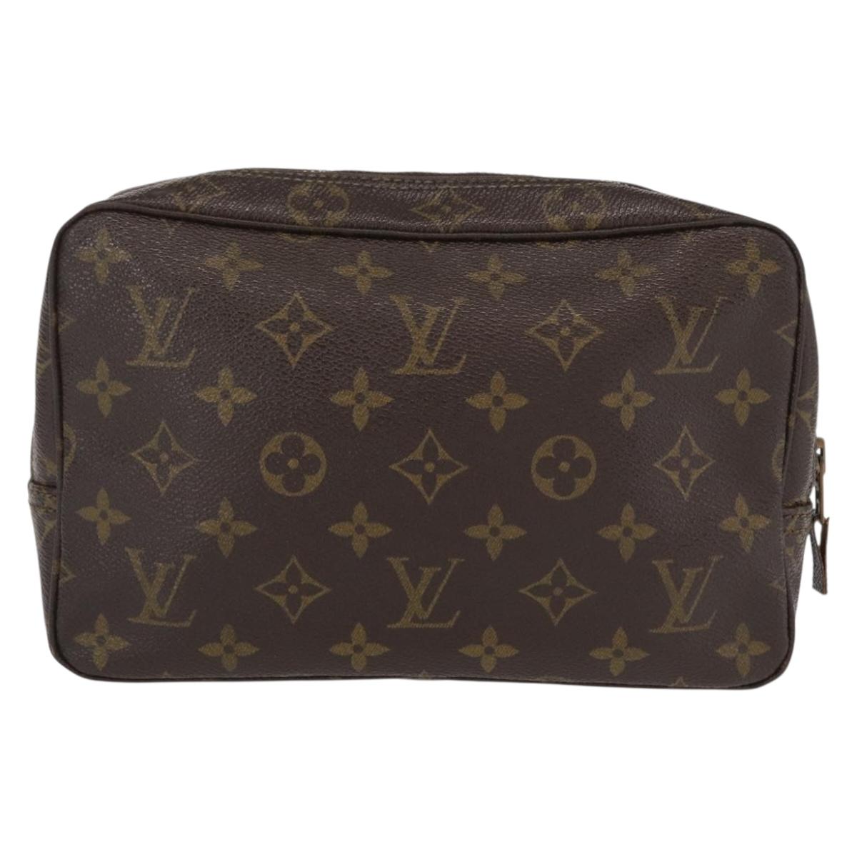 LOUIS VUITTON Monogram Trousse Toilette 23 Clutch Bag M47524 LV Auth BA8118