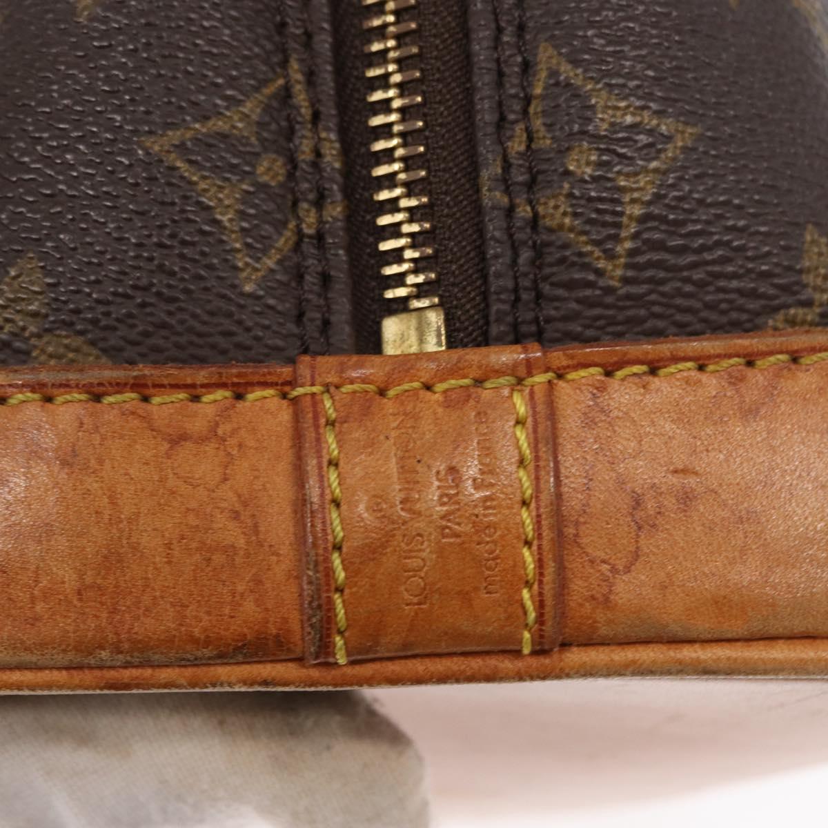 LOUIS VUITTON Monogram Alma Hand Bag M51130 LV Auth BA8119