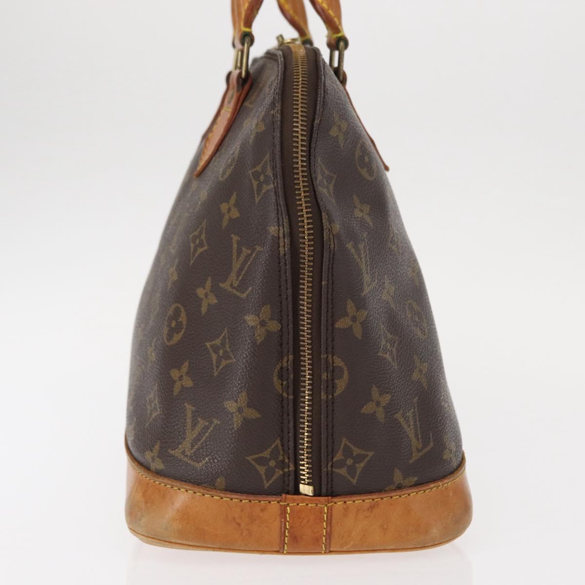 LOUIS VUITTON Monogram Alma Hand Bag M51130 LV Auth BA8119
