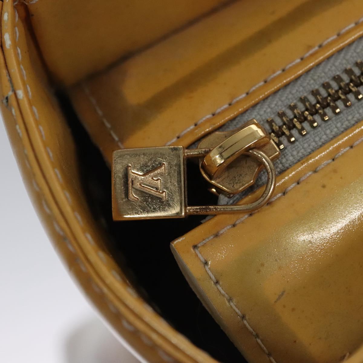 LOUIS VUITTON Monogram Vernis Columbus Tote Bag Gris M91028 LV Auth BA812