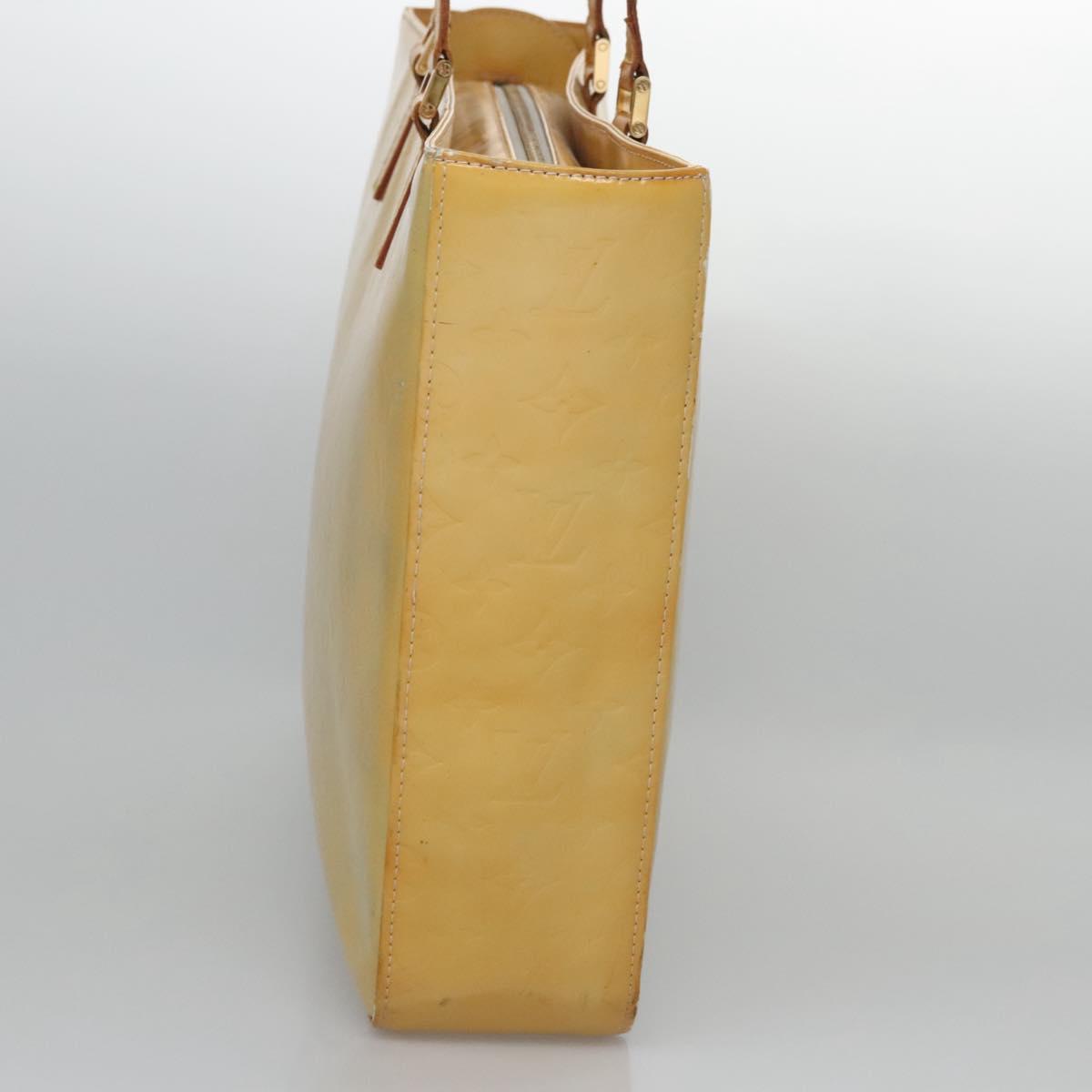 LOUIS VUITTON Monogram Vernis Columbus Tote Bag Gris M91028 LV Auth BA812