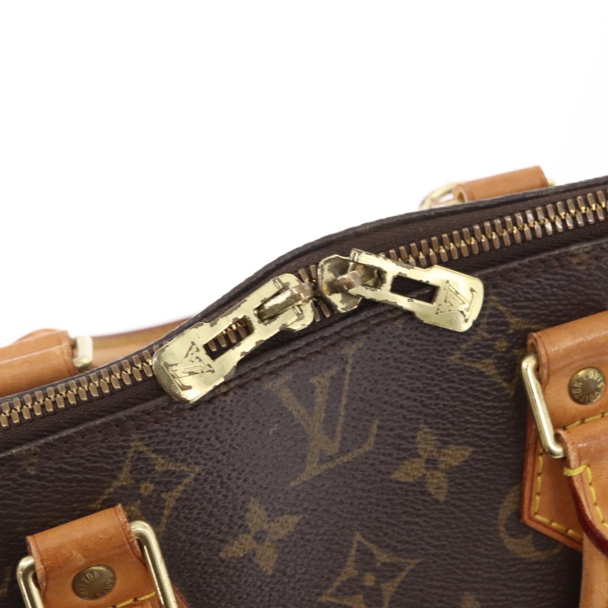 LOUIS VUITTON Monogram Alma Hand Bag M51130 LV Auth BA8120